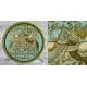 shop hand painted wall plate - green