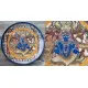 shop Painted Wall Decor Plate - Indian God