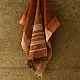shop Kutchi Bhujodi Handspun Raw Woolen Shawl -Brown