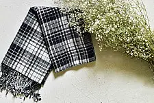 Gracious Grasslands  ☩ Kala Cotton Stole ☩ 9