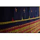 Handwoven woolen shawls in navy blue color