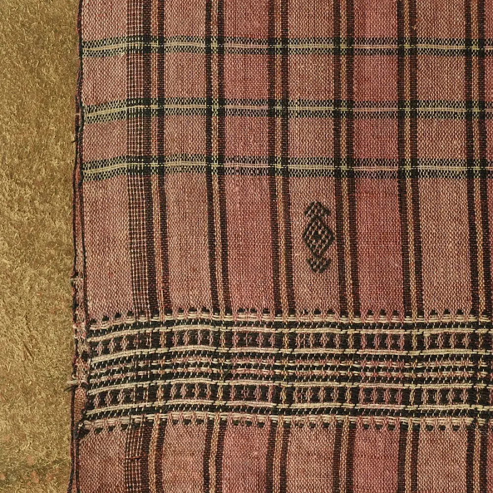 shop Kutchi Bhujodi Handspun Raw Woolen Shawl 
