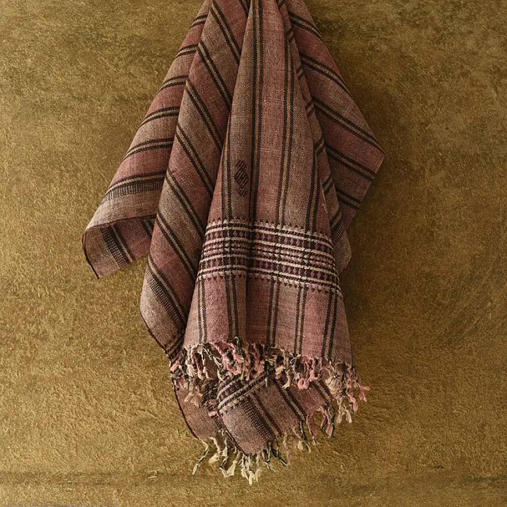 shop Kutchi Bhujodi Handspun Raw Woolen Shawl 