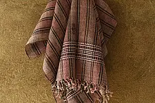 Salt Deserts of Kutch ☼ Bhujodi Handspun Raw Woolen Shawl - (Two Options)
