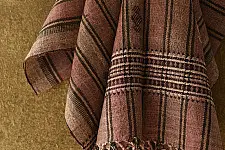 Salt Deserts of Kutch ☼ Bhujodi Handspun Raw Woolen Shawl - (Two Options)