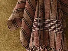 Salt Deserts of Kutch ☼ Bhujodi Handspun Raw Woolen Shawl - (Two Options)