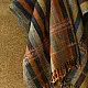 shop Kutchi Bhujodi Handspun Raw Woolen Shawl - Colorful Stripes