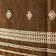 shop Kutchi Bhujodi Handspun Raw Woolen Shawl -Coffee Brown