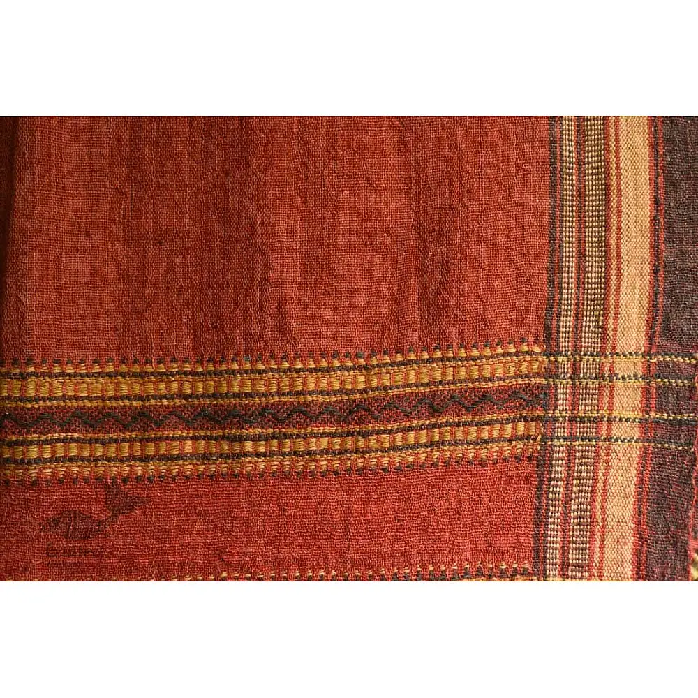 shop handwoven kutchi raw woolen unisex shawl