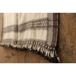 Salt Deserts of Kutch ❅ Hand spun ❅ Raw woolen Shawl ❅ K