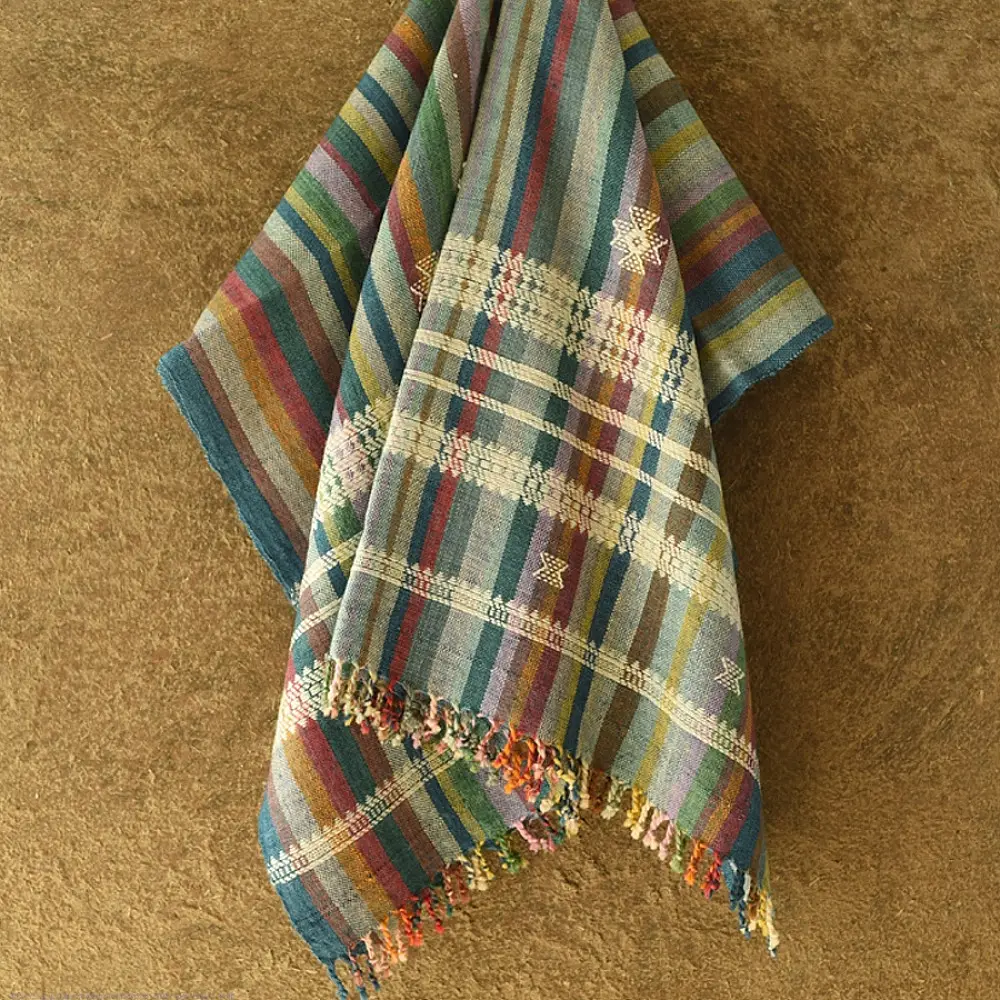 shop Bhujodi Handloom Raw Woolen Shawl