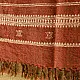 shop Kutchi Bhujodi Handspun Raw Woolen Shawl -Dark Red