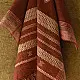 shop Kutchi Bhujodi Handspun Raw Woolen Shawl -Dark Red