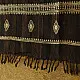 shop Kutchi Bhujodi Handspun Raw Woolen Shawl -Dark Brown