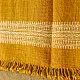 shop Kutchi Bhujodi Handspun Raw Woolen Shawl -Yellow
