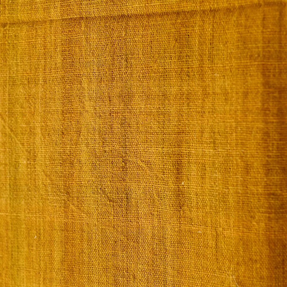 shop Kutchi Bhujodi Handspun Raw Woolen Shawl -Yellow