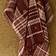 shop Kutchi Bhujodi Handspun Raw Woolen Shawl -Maroon