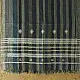 shop Bhujodi Handloom Raw Woolen Shawl - Grey & Blue Stripes