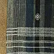 shop Bhujodi Handloom Raw Woolen Shawl - Grey & Blue Stripes