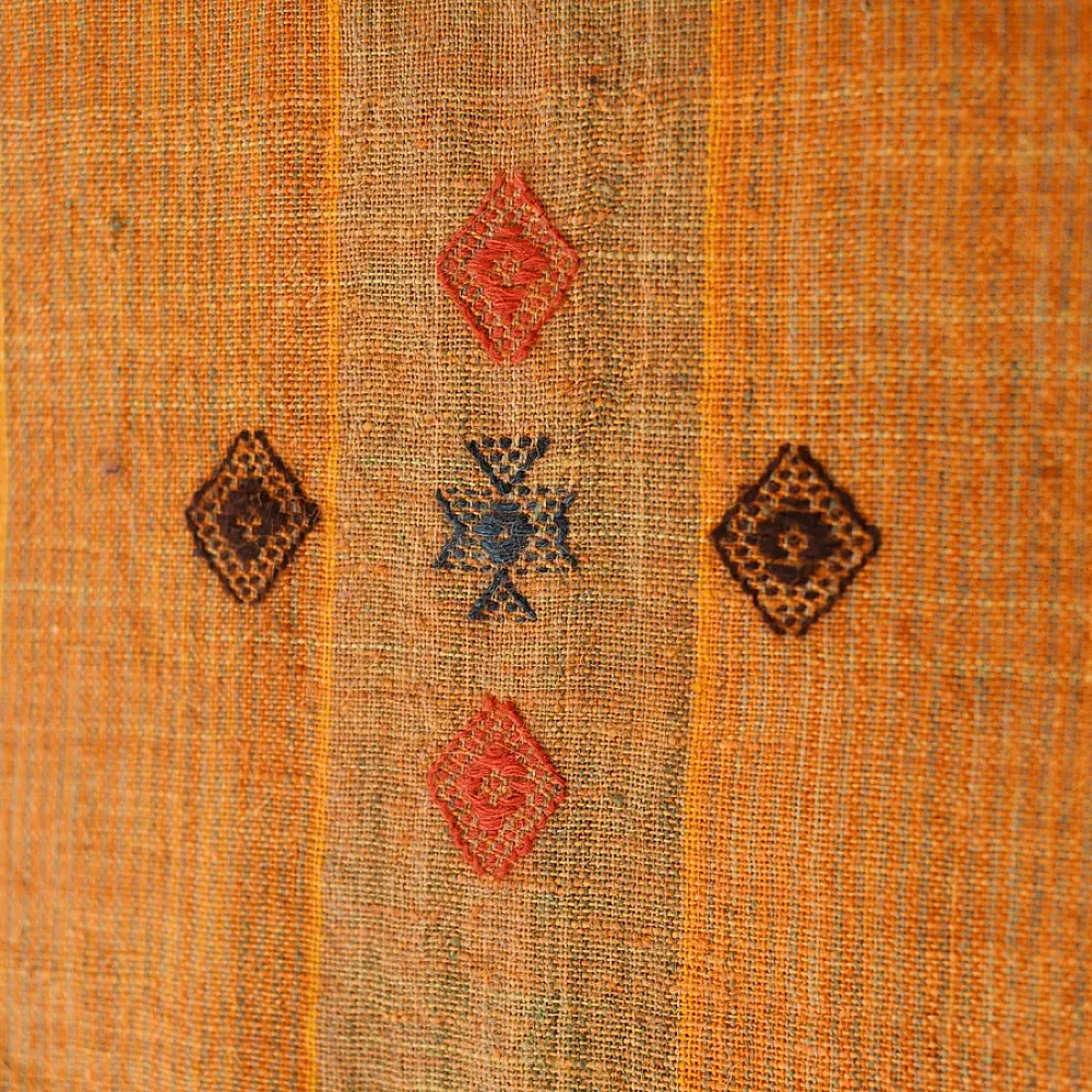 shop Kutchi Bhujodi Handwoven Raw Wool Shawl