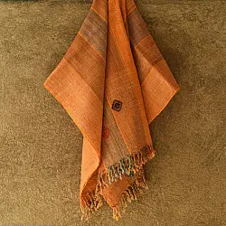 Salt Deserts of Kutch ☼ Kutchi Bhujodi Handwoven Raw Wool Shawl