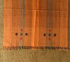 Salt Deserts of Kutch ☼ Kutchi Bhujodi Handwoven Raw Wool Shawl