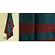 handwoven woolen bhujodi Rama Blue stole