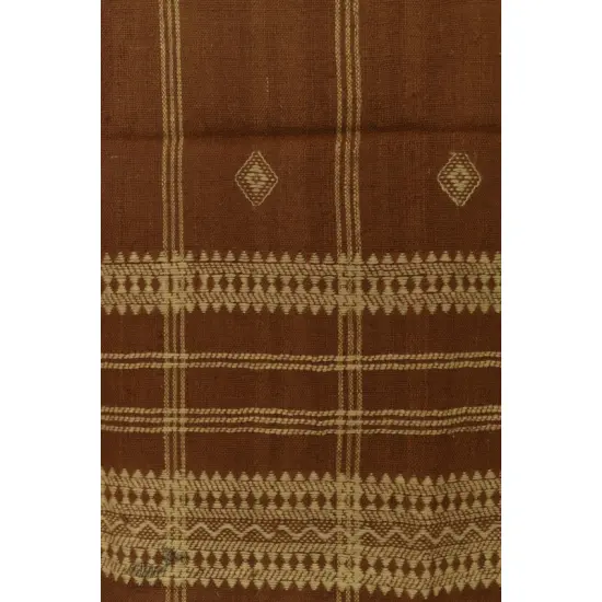 shop Kutchi Bhujodi handwoven Raw Woolen Shawl 