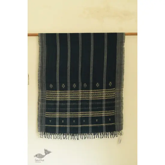 shop Kutchi Bhujodi handwoven Raw Woolen Shawl 