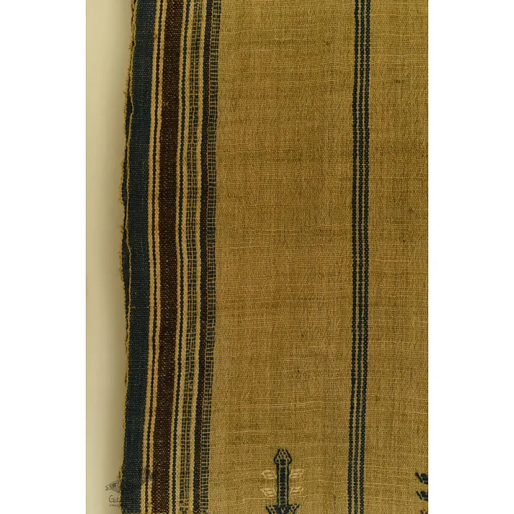shop Kutchi Bhujodi Handwoven Raw Wool Long Shawl / Long Dhabro