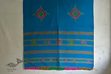 Rangeelo | Handwoven Kutchi Woolen Shawl ~ 8