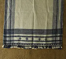 Salt Deserts of Kutch ☼ Bhujodi Handwoven Kutchi Raw Woolen off White Shawl