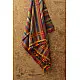 shop handwoven raw woole shawl in multi color