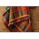 shop handwoven raw woole shawl in multi color