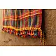 shop handwoven raw woole shawl in multi color