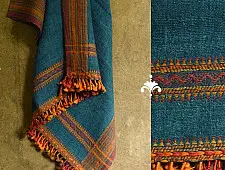 Salt Deserts of Kutch | Bhujodi Handwoven Raw Woolen Shawl