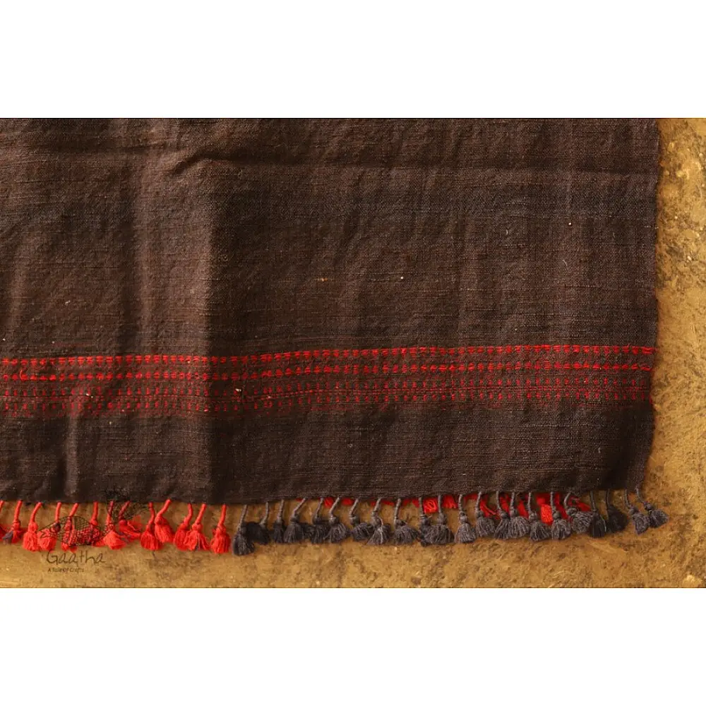 The nomad within me ❅ Hans spun ❅ Natural Raw woolen Shawl ❅ ल