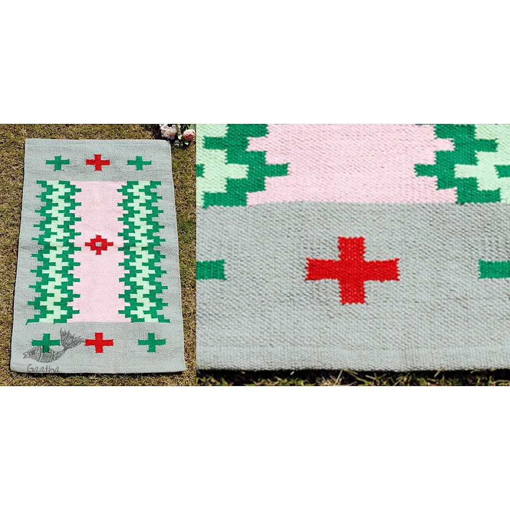 Handwoven Cotton Mat / Aasan