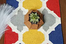 Handwoven Dhurrie | Cotton Place Mat / Table Mat