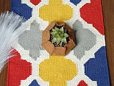 Handwoven Dhurrie | Cotton Place Mat / Table Mat