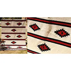 Handwoven Dhurrie | Cotton Dhurrie - Small Diamond