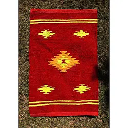 Handwoven Dhurrie | Cotton Mat / Aasan - Diamond
