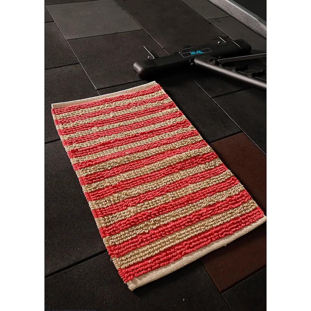 Handwoven Cotton Mat / Aasan - Chunky Ring Mat 