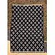 Handwoven Cotton Mat / Aasan - Black Box 