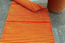 Handwoven Dhurrie | Cotton Yoga Mat / Living Room Rug - Pick By Pick