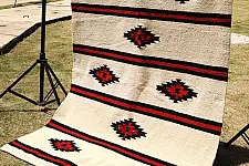 Handwoven Dhurrie | Cotton Dhurrie - Small Diamond