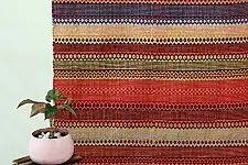 Handwoven Dhurrie | Cotton Dhurrie - 8 Paddle
