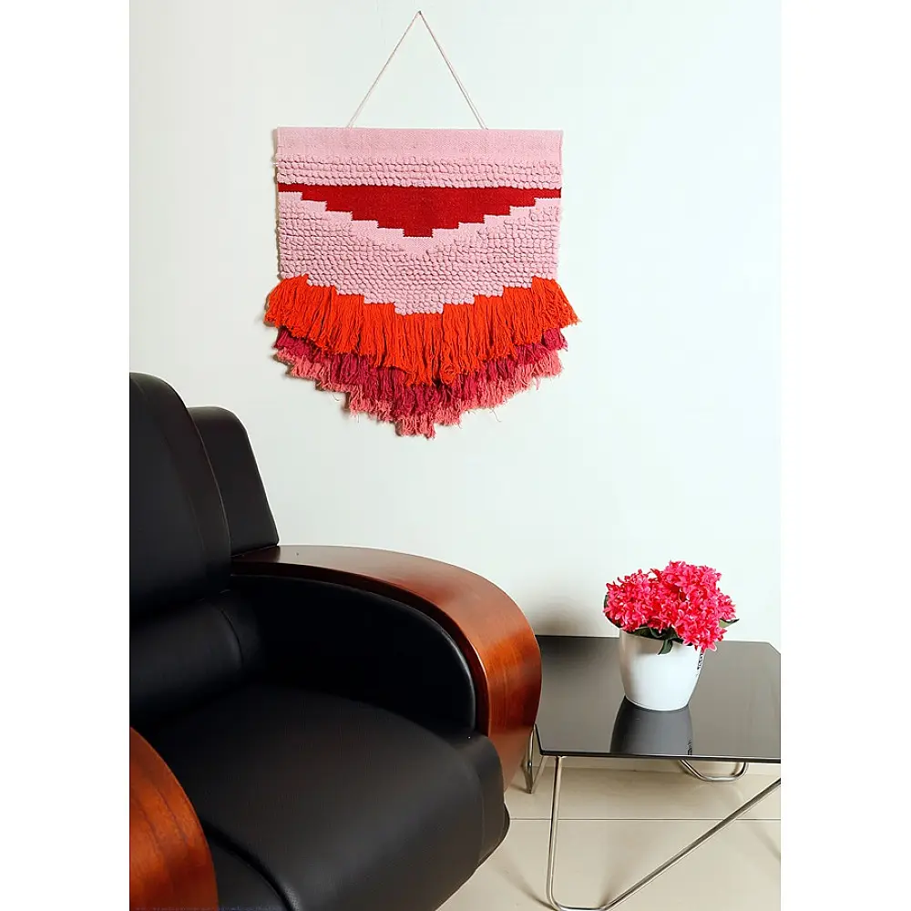 Cotton handwoven wall hanging Colors 