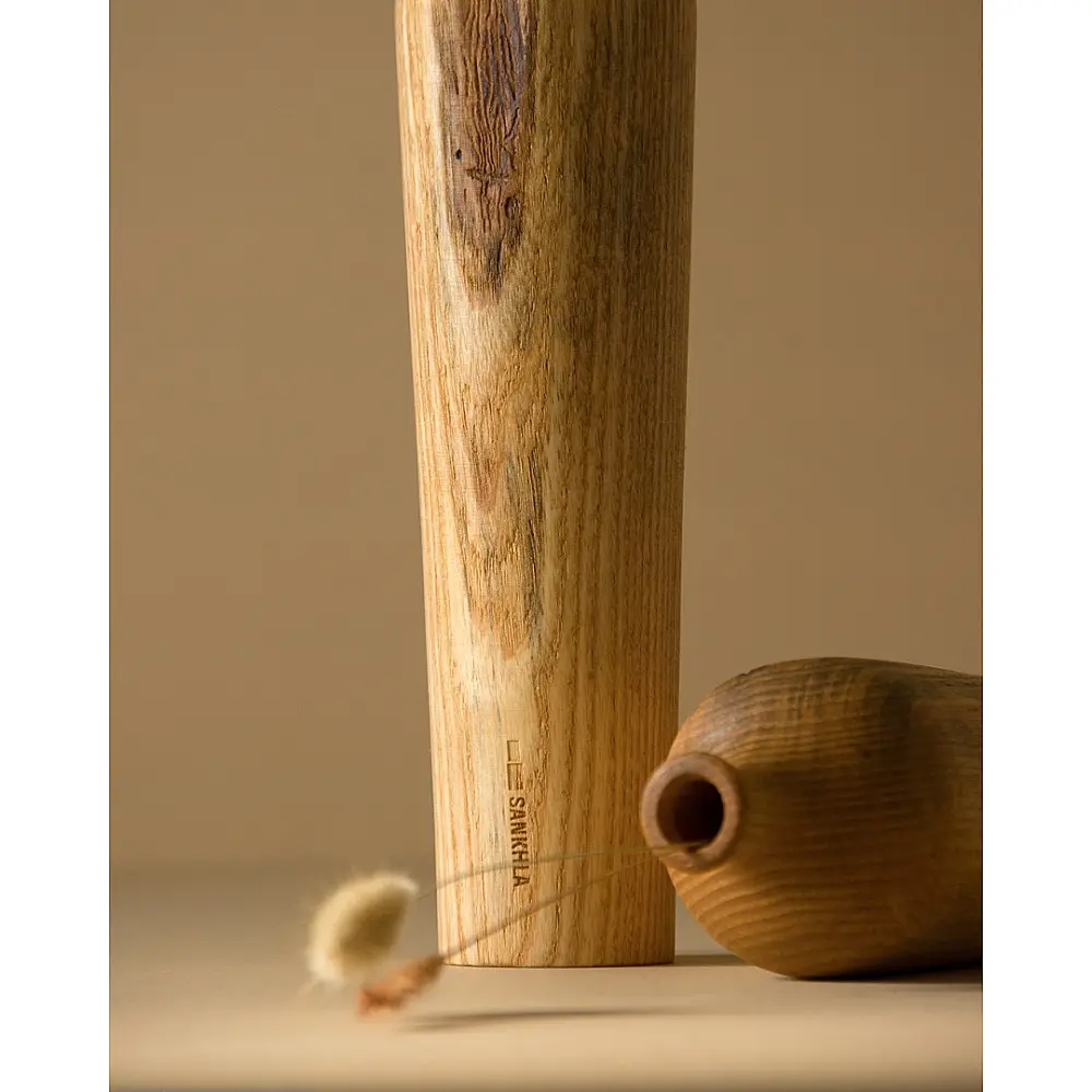shop Wooden Miniature Vase ( Set of Two)