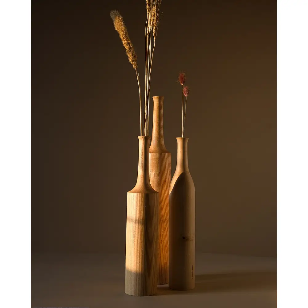 shop Handcrafted Wooden Vase